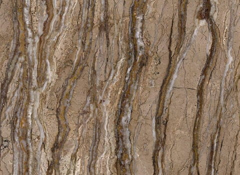 تصویر 3 از سنگ تراورتن ارس با رگه های هماهنگ و ظریف